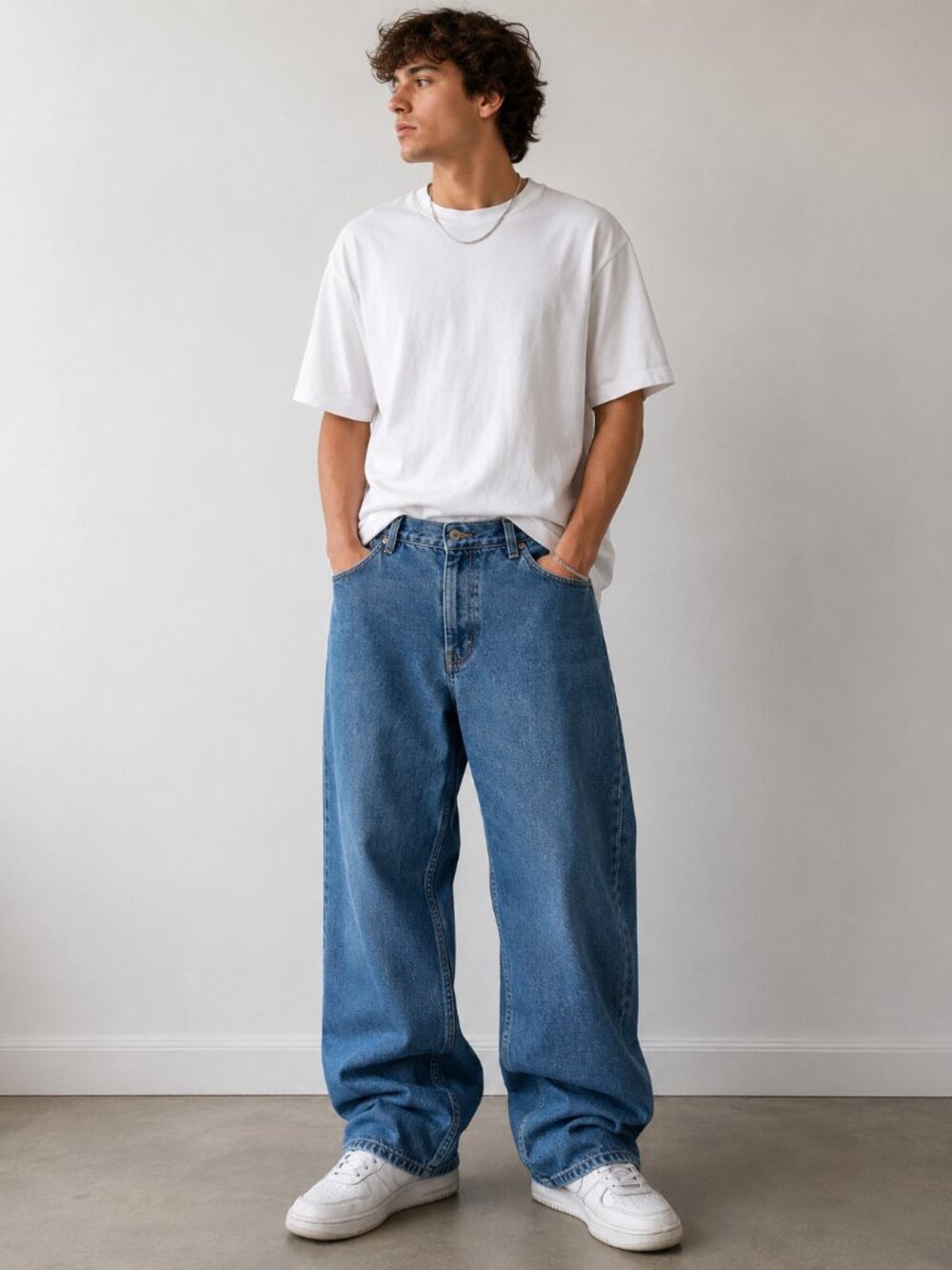 Vintage 90s Bluenotes Mens 34x32 Baggy Jeans Y2K Skater 100% Cotton Made Canada